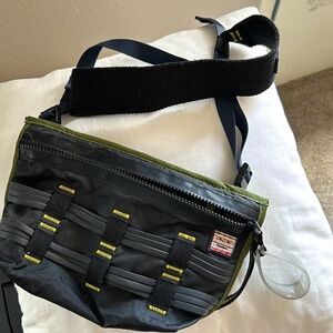 Acne Studios - Rubber and Webbing-Trimmed Nylon-Ripstop Belt Bag - Black